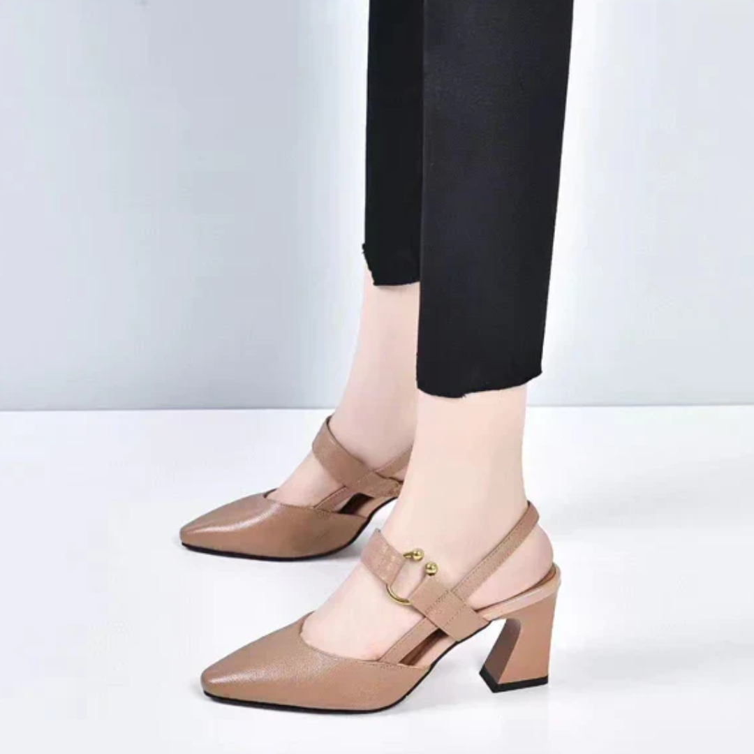 Levoire | Sandales À Levoire | Talons Levoire | Hauts Pour - Femmes - Bracelet De Cheville Marron