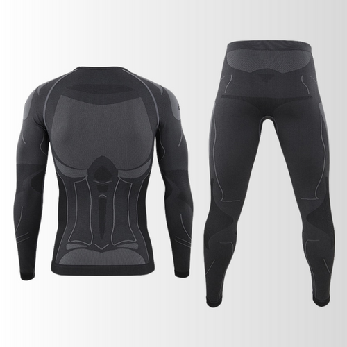 Levoire | Ensemble de sous-vêtements thermiques pour hommes Ajustement excellent Respirant et régulateur d'humidité