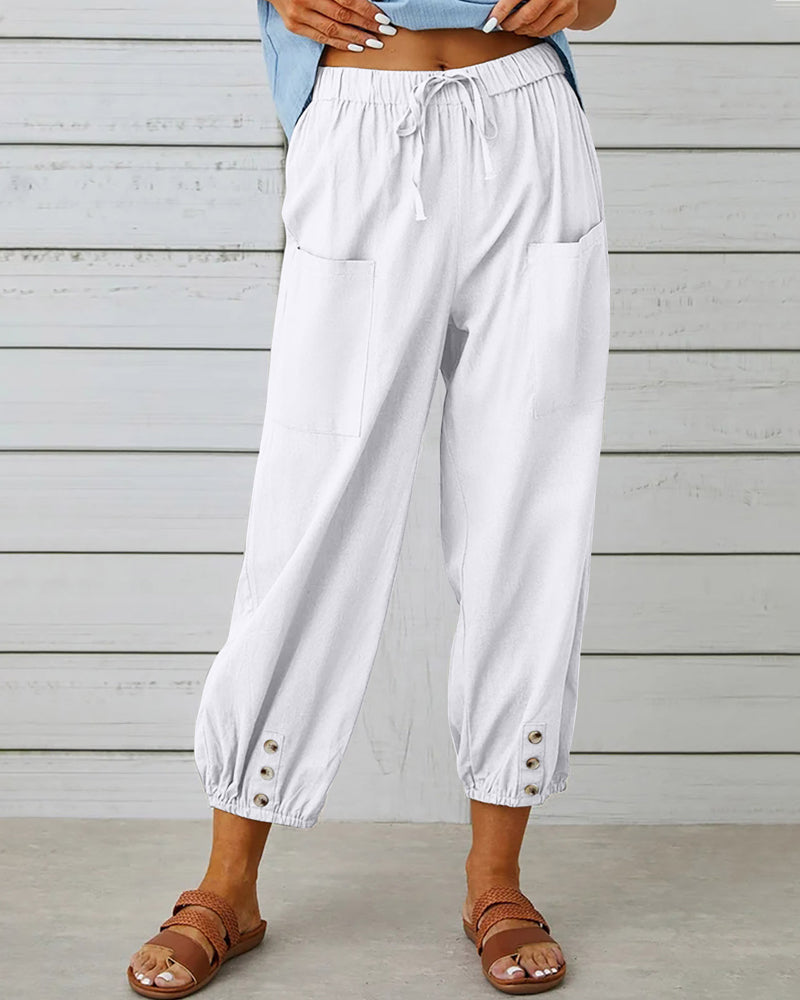 Levoire | Pantalon Tendance Et Confortable Blanc