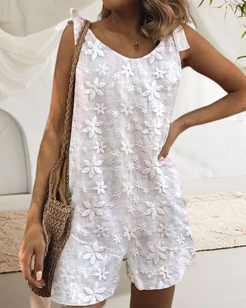 Levoire | Combinaison Décontractée Avec Bande En Dentelle