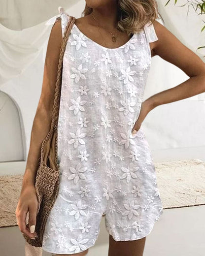 Levoire | Combinaison Décontractée Avec Bande En Dentelle