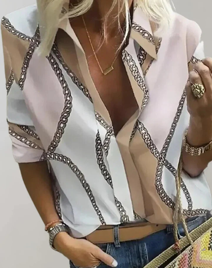 Levoire | Blouse À Manches Longues Adaptée À La Vie Quotidienne Café