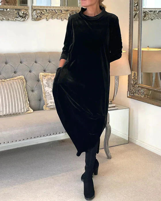 Levoire | Robe Élégante et Chaleureuse Noir