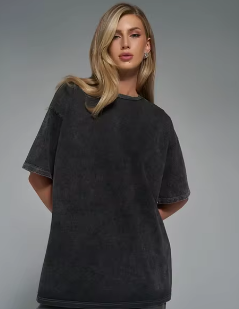 Levoire | T-Shirt En Coton Rétro Pour Femmes Vintage Noir