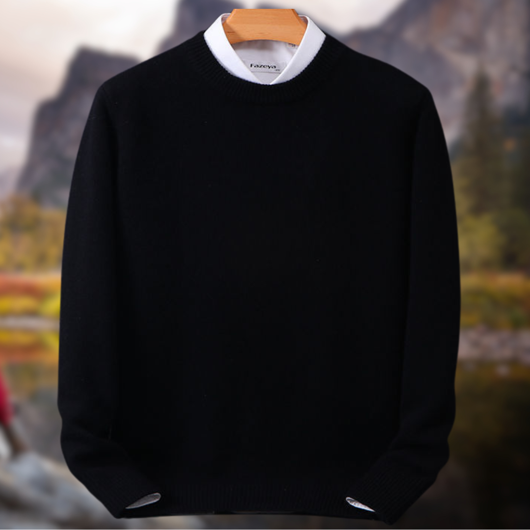 Levoire | Doux Et Élégant Pull Noir