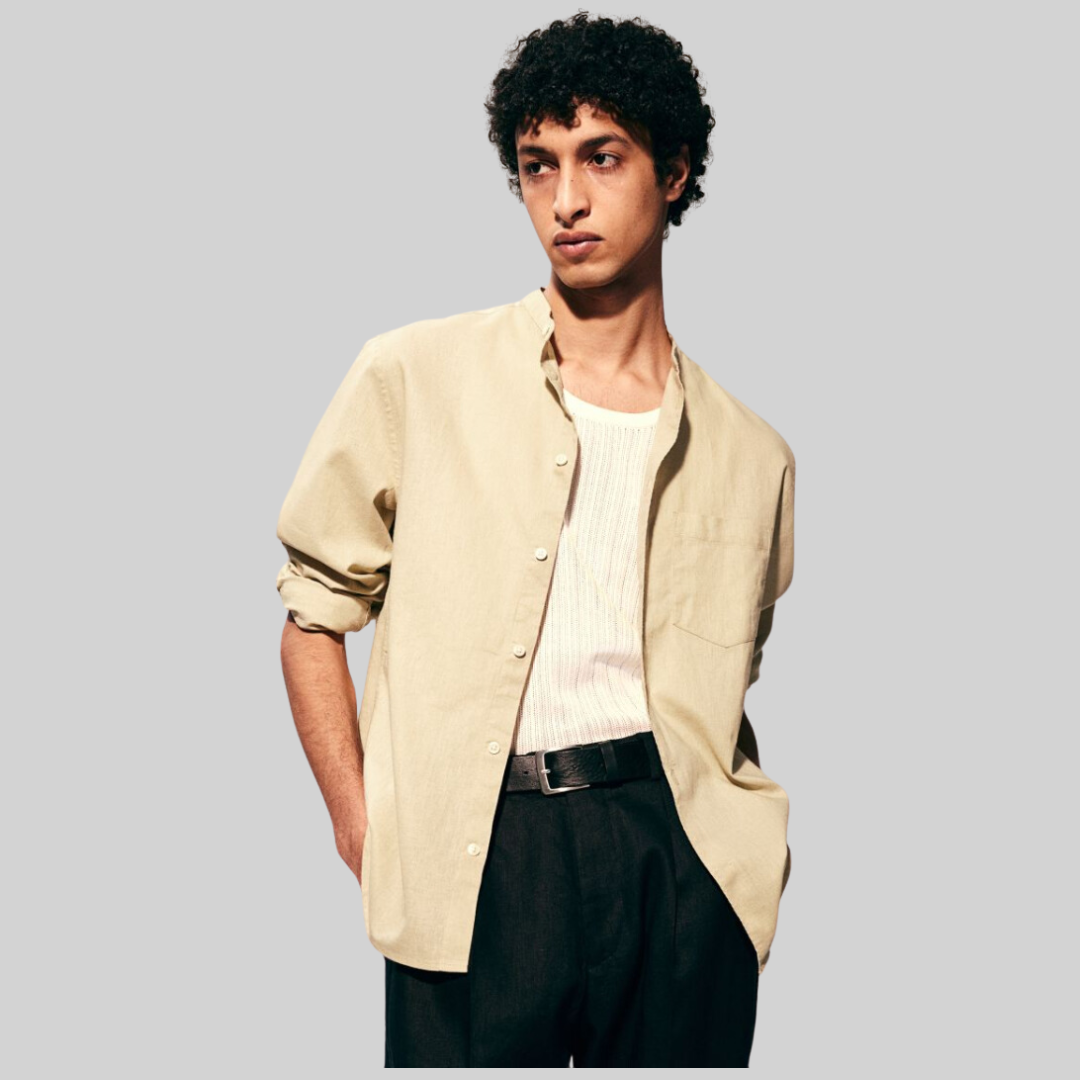 Levoire | Chemise En Lin Elegance Intemporelle Hommes