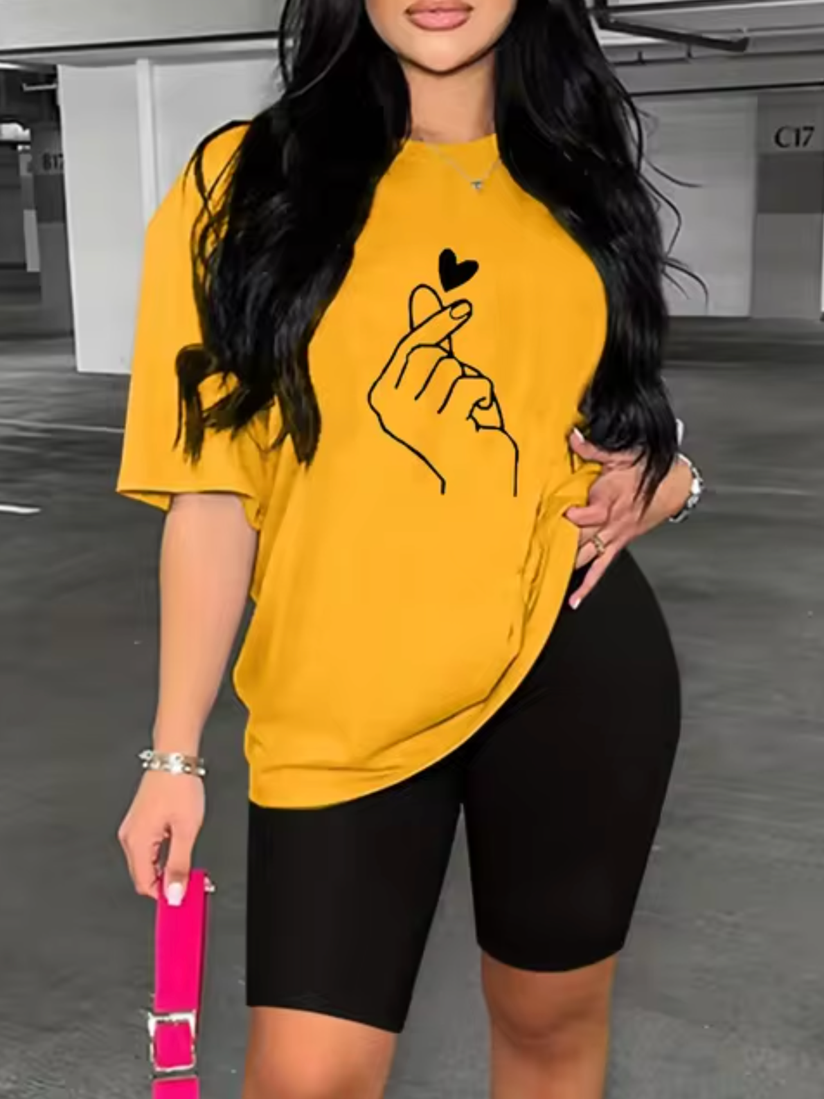 Levoire | T-Shirt Avec Couleur Jaune