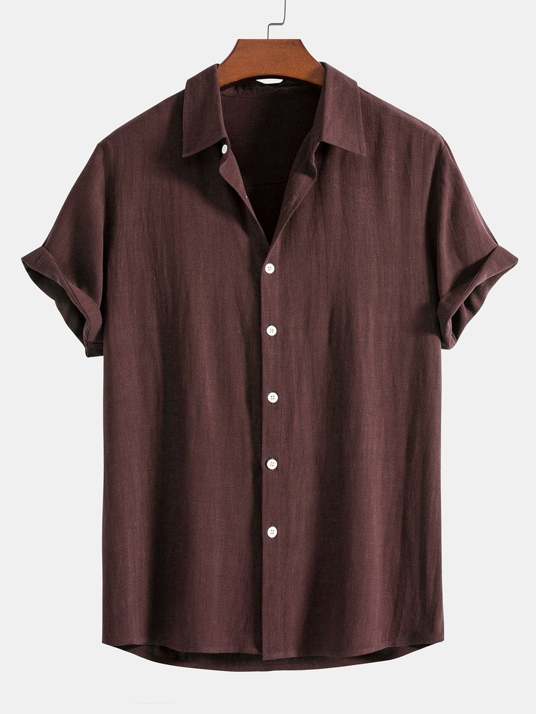 Levoire | Robe épurée élégante Chemise brune