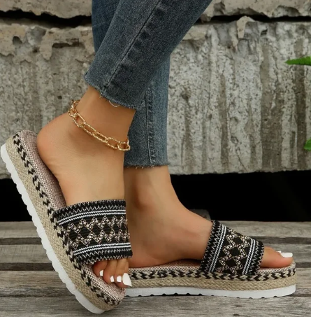 Levoire | Été Femmes Maison Chaussures Extérieur Plage Multicolore 4