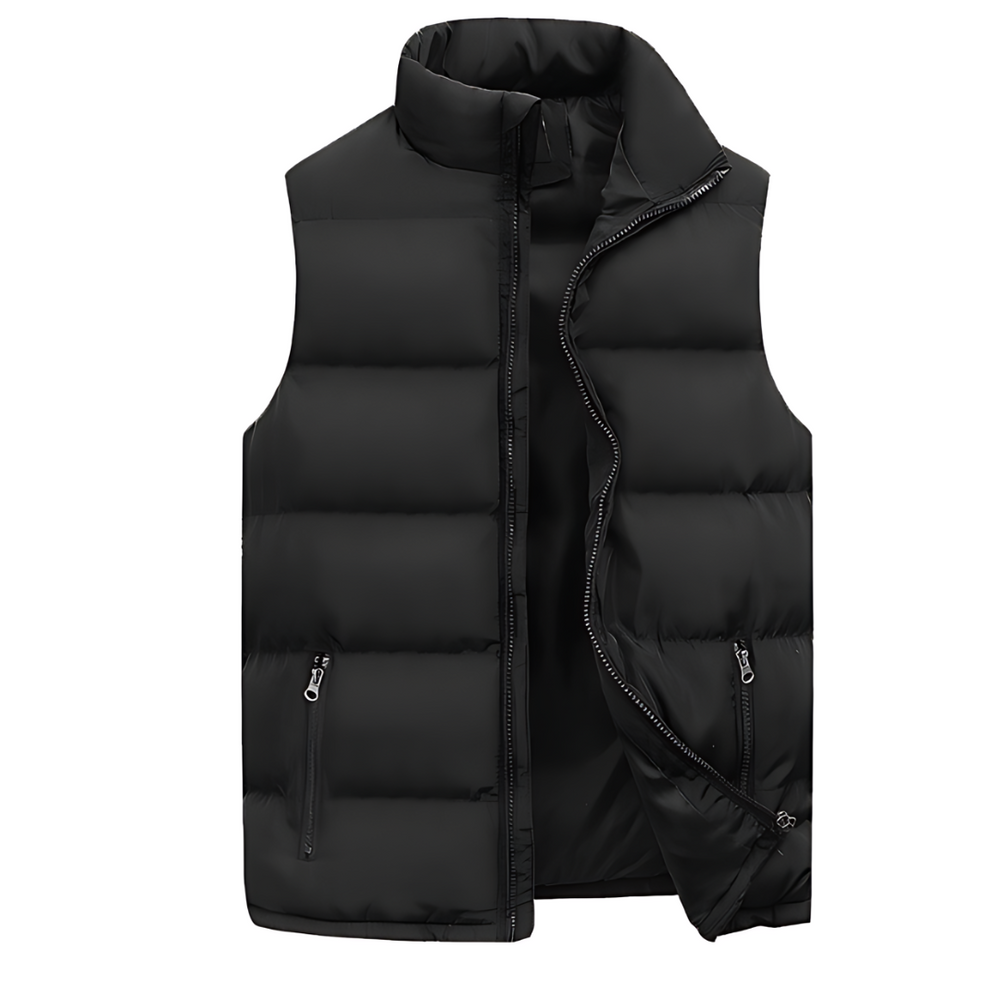Levoire | Gilet Matelassé Pour Chaleur Et Confort Stylés Noir