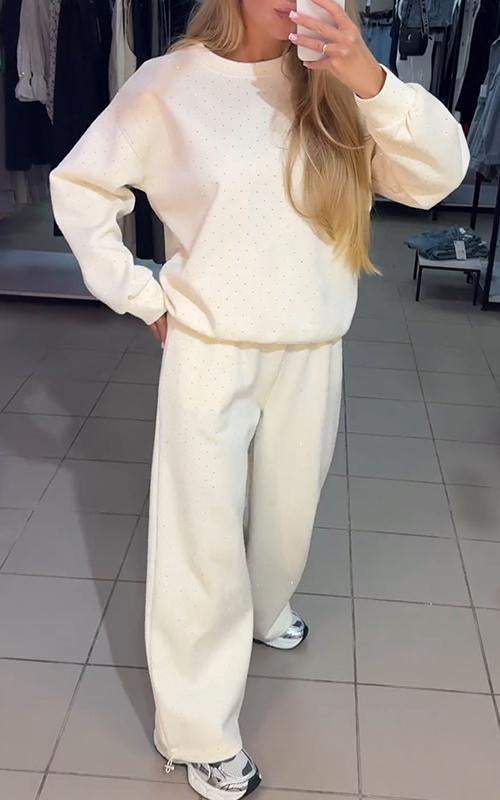 Levoire | Ensemble de salon brillant Blanc