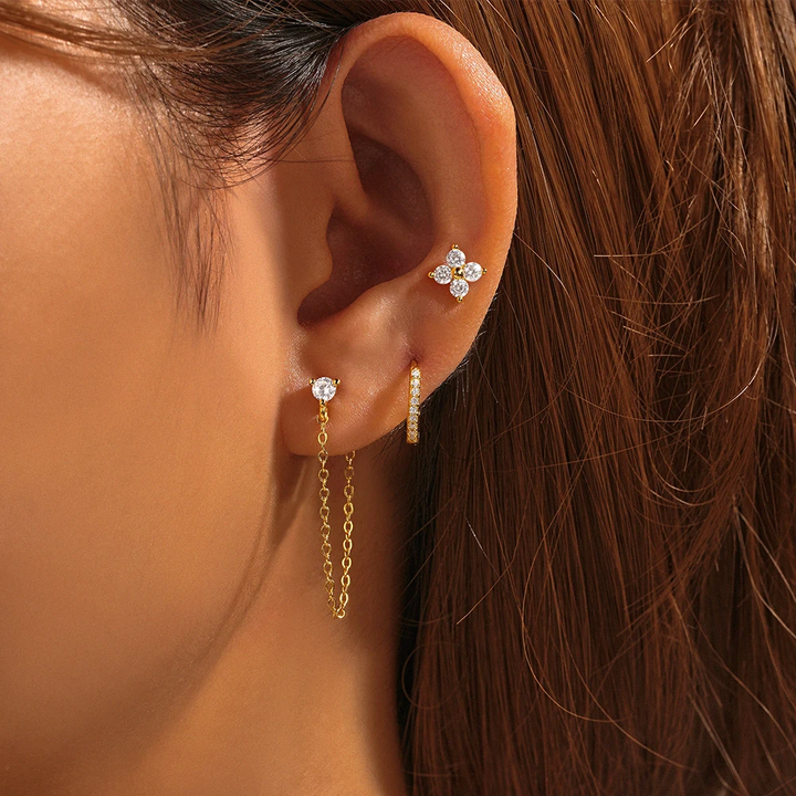 Levoire | Paires De Boucles D'Oreilles Élégantes Or
