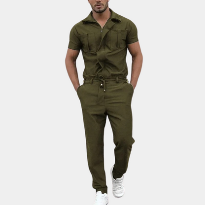 Levoire | Combinaison pour hommes simple et moderne Satz vert olive