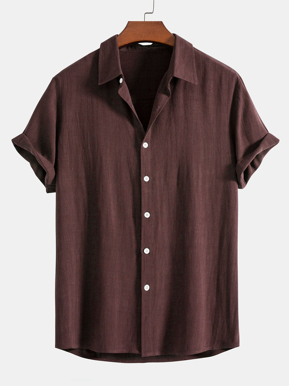 Levoire | T-Shirt En Mélange De Viscose À Boutons & Pantalons À Coupe Droite