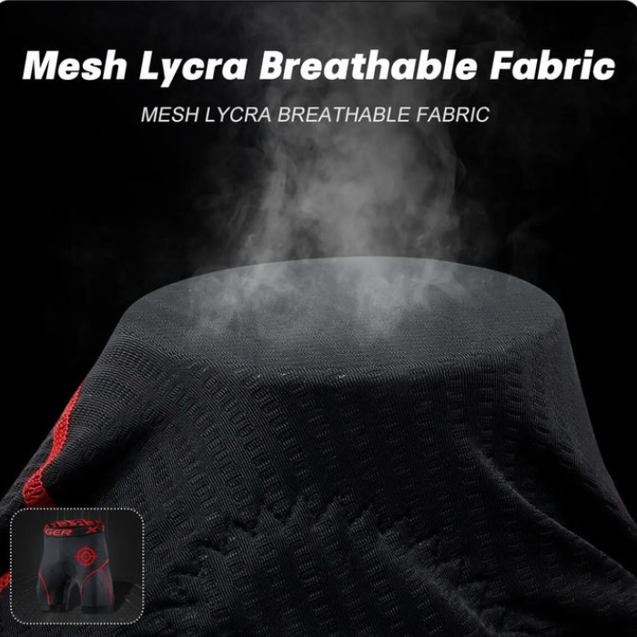 Levoire | Shorts de vélo en mesh respirant avec coussin en gel Shorts de vélo amortissant pour hommes