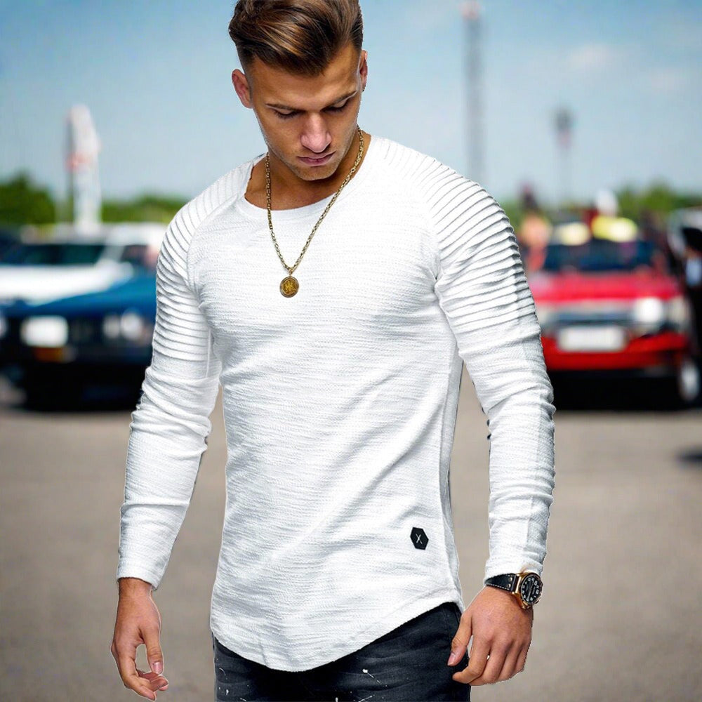 Levoire | Pull Fit Musclé Blanc