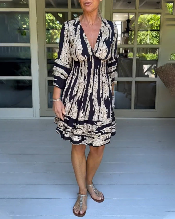Levoire | Robe avec encolure et manches 3/4