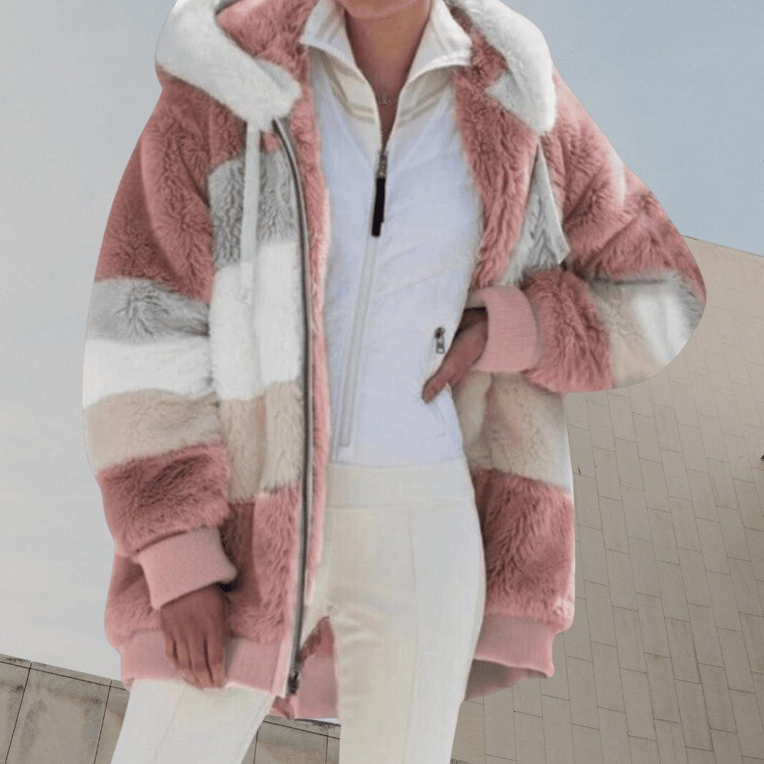 Levoire | Veste En Fleece Douce Pour Les Jours Froids Rosa