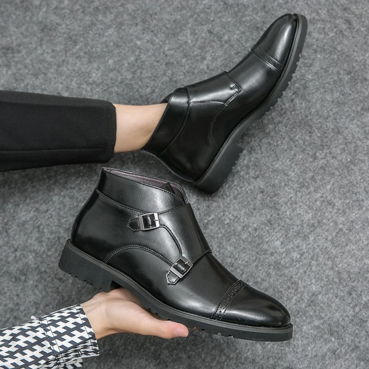 Levoire | Bottes À Double Sangle Pour - Hommes - À Enfiler Noir