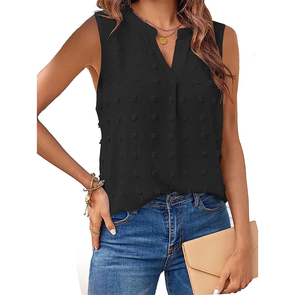 Levoire | Selina Top - Sans Manches Et À La Mode Noir