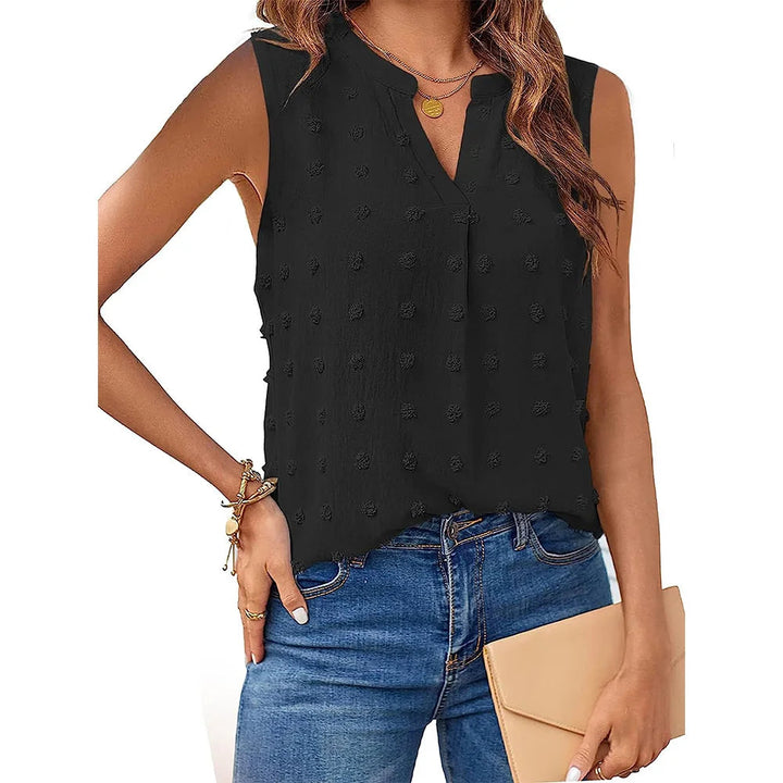 Levoire | Selina Top - Sans Manches Et À La Mode Noir
