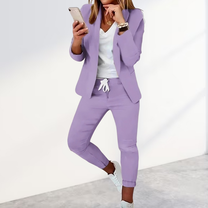 Levoire | Blazer Et Pantalon Élégants Lilas