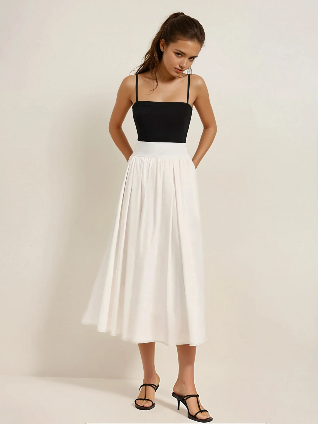 Levoire | Slim Fit Taille Haute Jupe