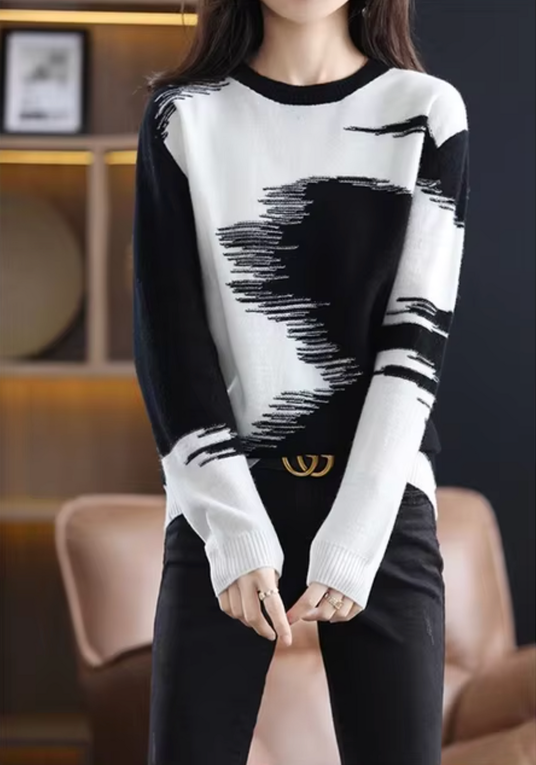Levoire | Pull Tricot Léger Noir
