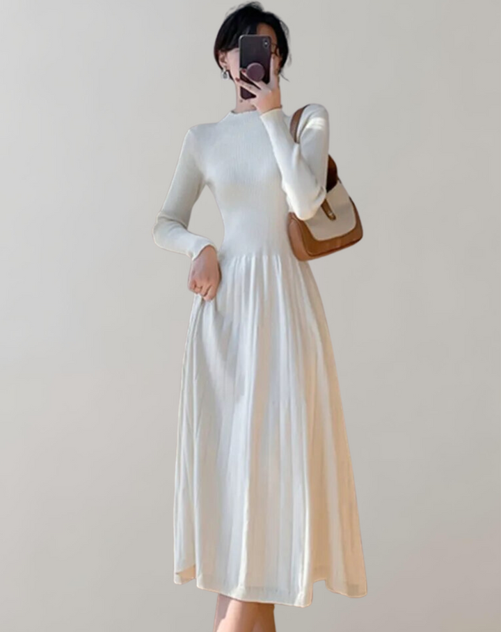 Levoire | Robe d'hiver élégante et polyvalente Blanc