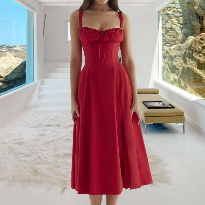 Levoire | Robe d'Été Avec Détails Corset