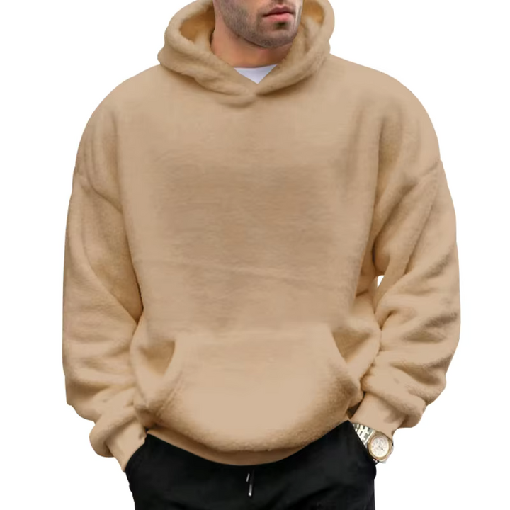 Levoire | Le sweat à capuche unisexe douillet pour l'automne Khaki