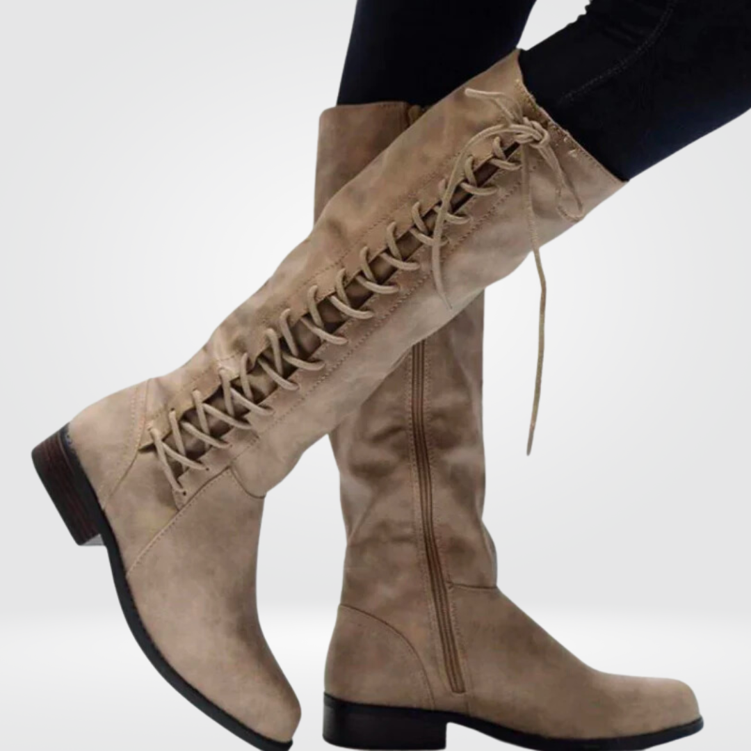 Levoire | Bottes Hautes Confortables Beige