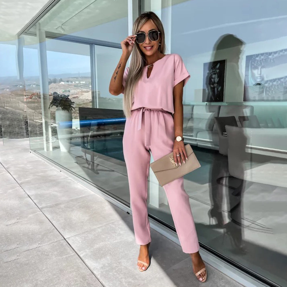 Levoire | Overall With Bow Detail Rosa