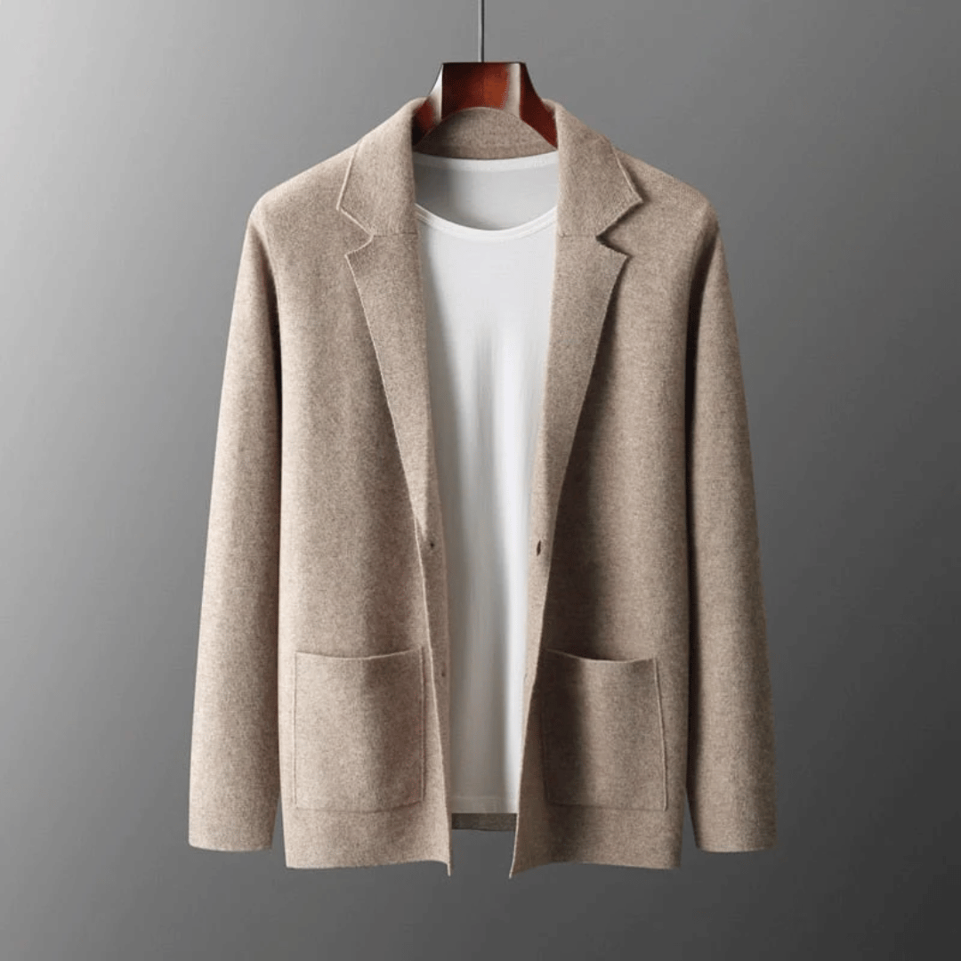 Levoire | Veste unisexe en laine mérinos Sable Beige