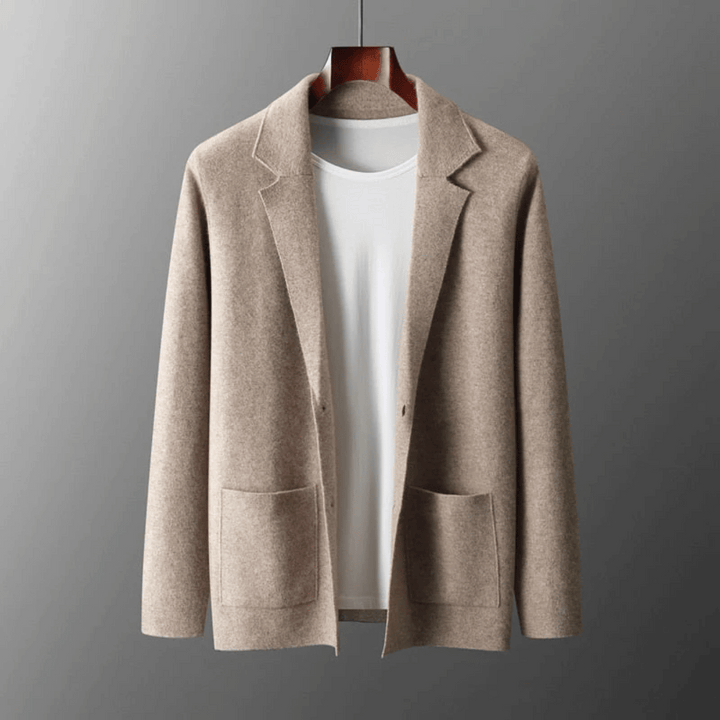 Levoire | Veste unisexe en laine mérinos Sable Beige