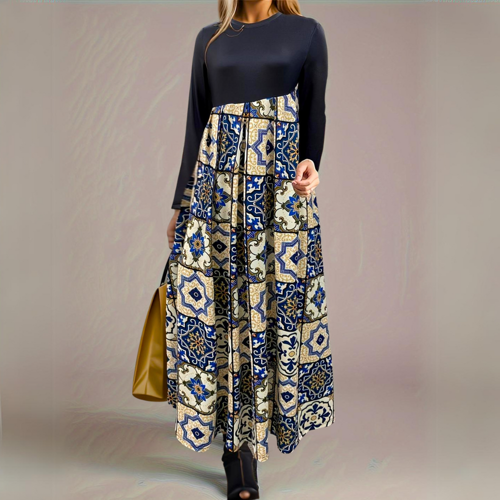 Levoire | Robe Stylée Enroulée Bleu