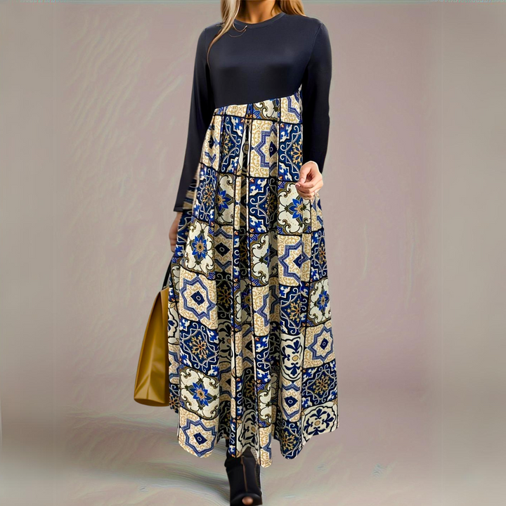 Levoire | Robe Stylée Enroulée Bleu