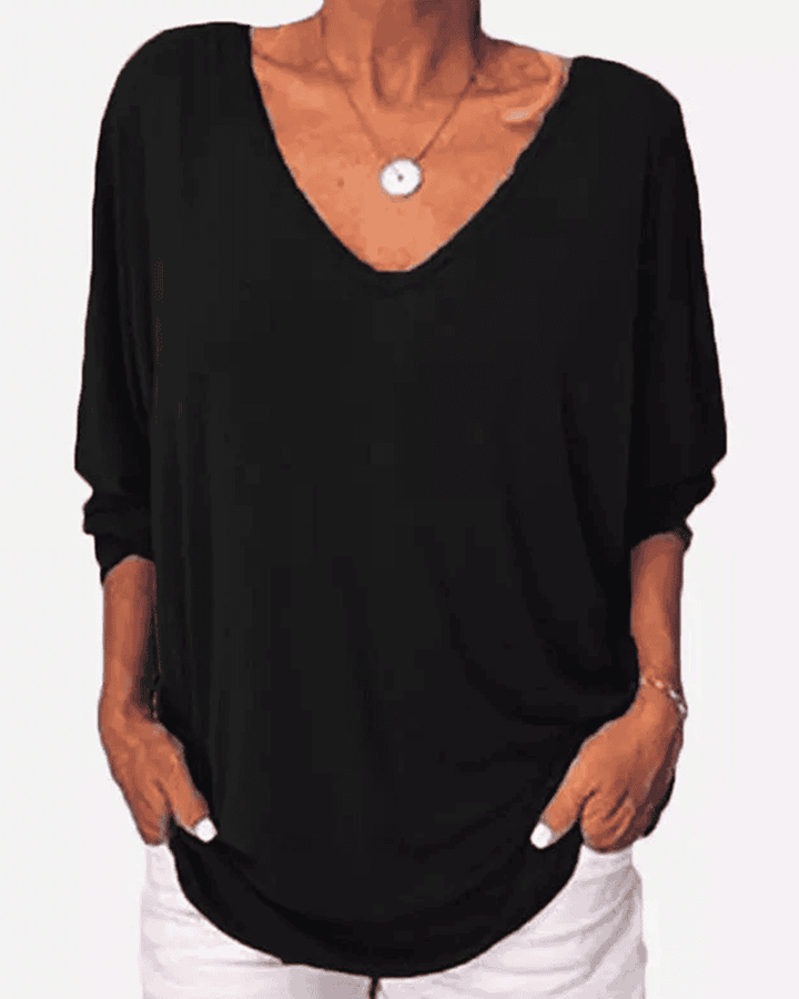 Levoire | Blouse Avec Fermeture À L'Arrière Noir