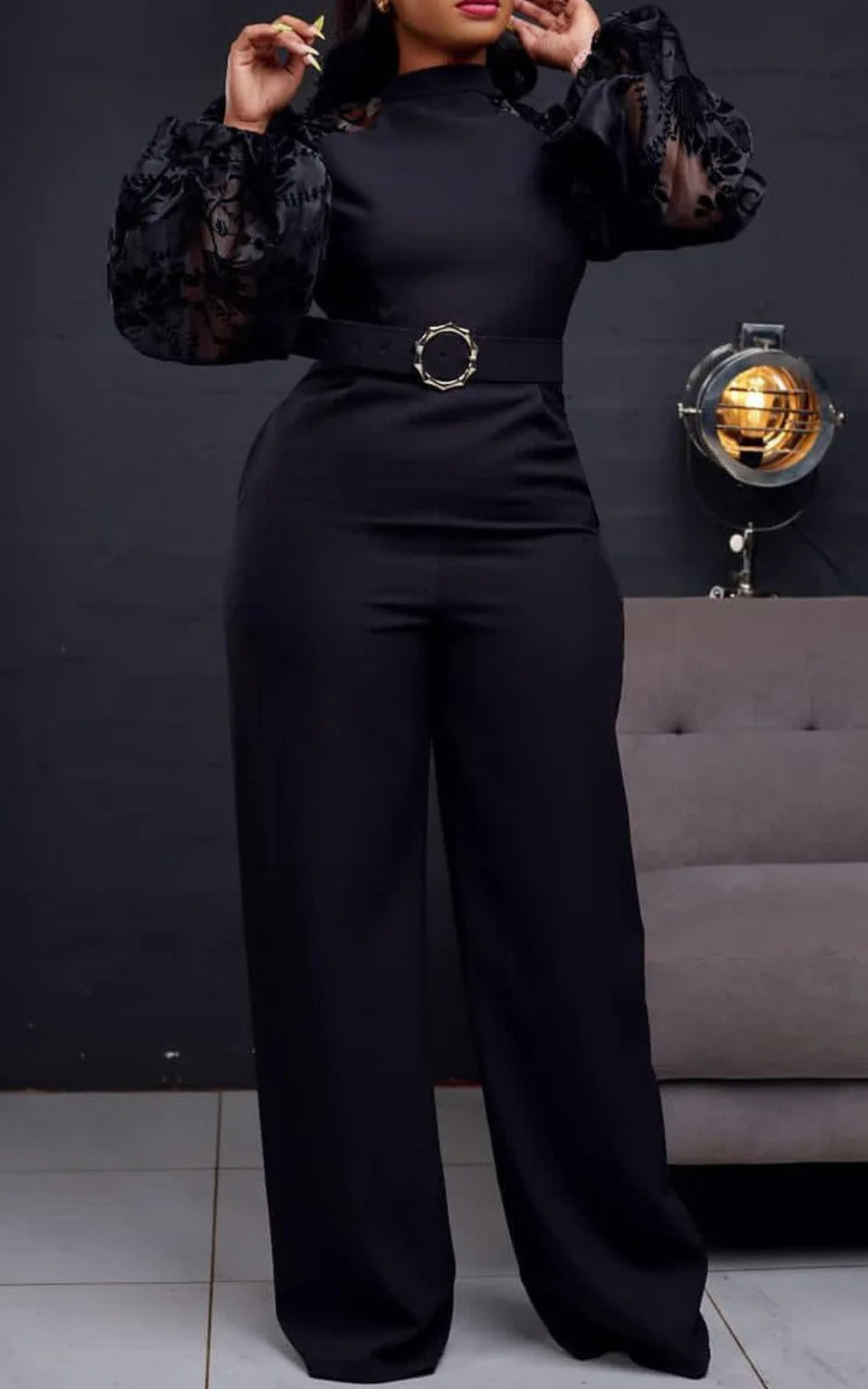 Levoire | Femmes Chic Tissu Coloré Et Unique Style Noir