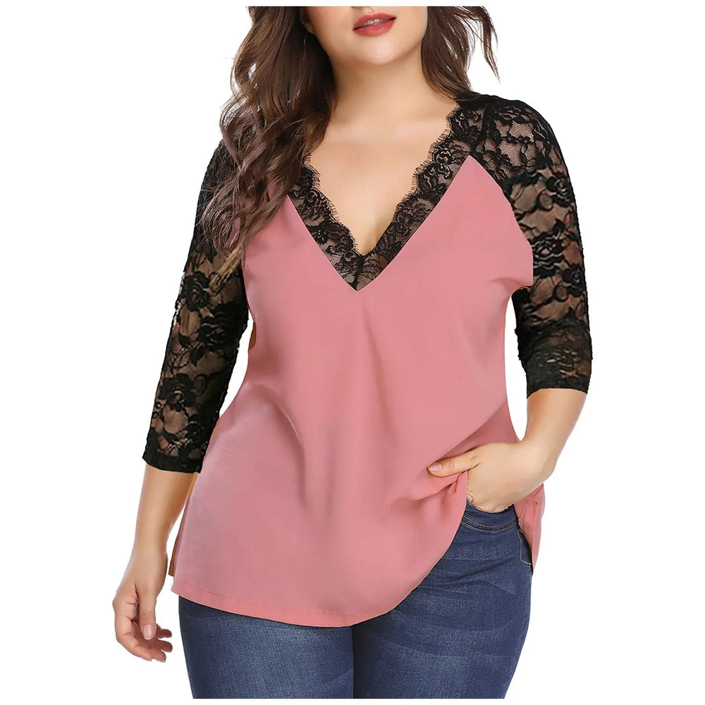 Levoire | Chemisier Grande Taille - Moderne Et Flatteur Rosa