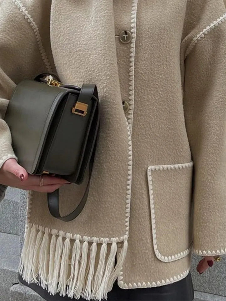 Levoire | Élégante Manteau D'Automne En Laine De Luxe Long Pour Femmes