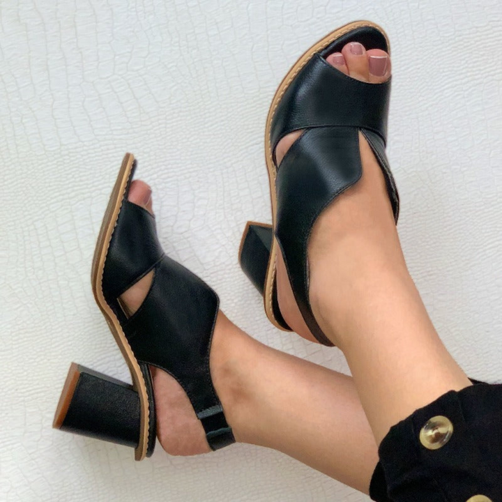 Levoire | Sandales À Levoire | Talons Peep Toe Pour - Femmes - Été