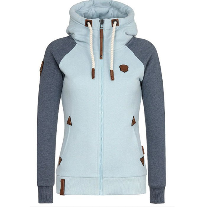 Levoire | Pull à capuche pour femmes confortable Bleu clair