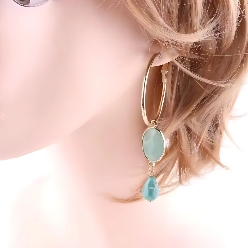 Levoire | Boucles D'Oreilles En Or Avec Des Pierres Colorées