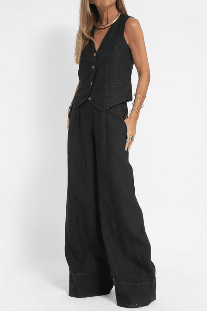 Levoire | Ensemble élégant et confortable Noir