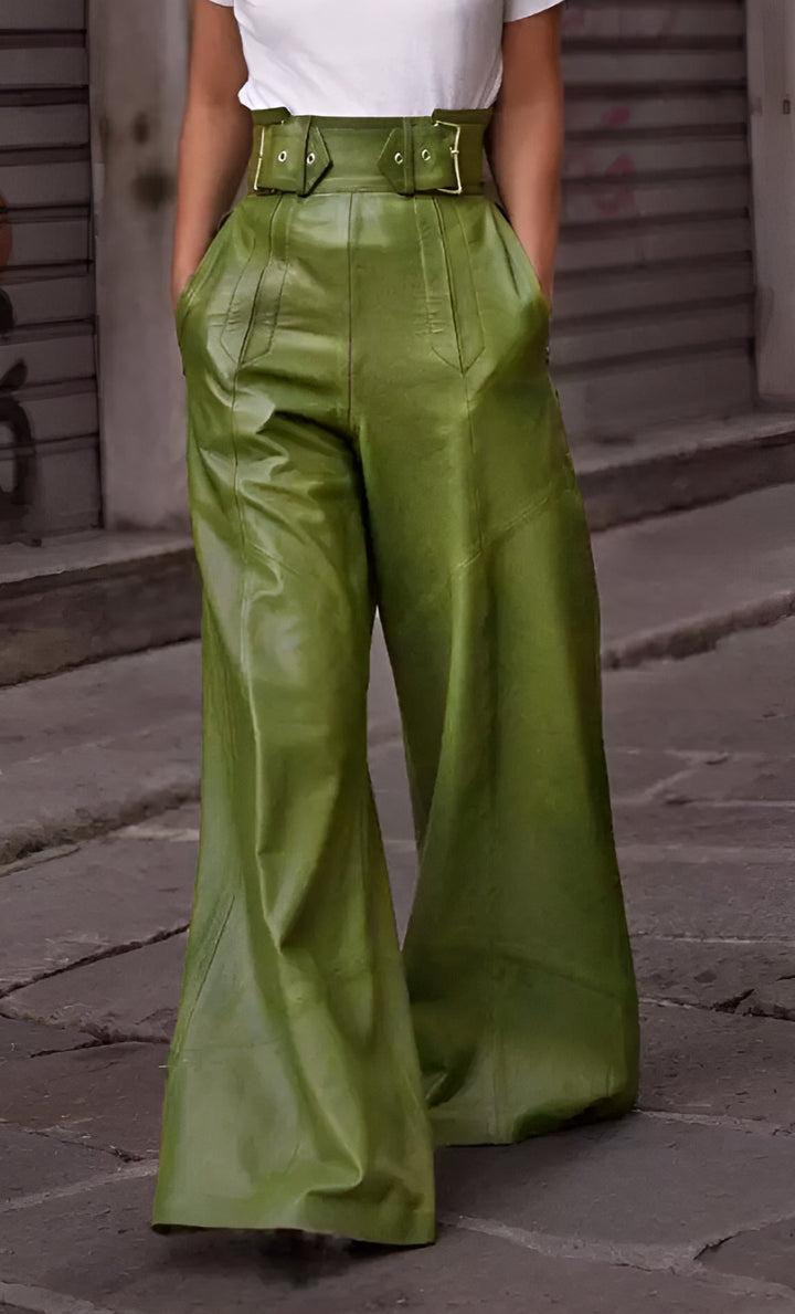 Levoire | Pantalon Taille Haute Avec Jambes Larges