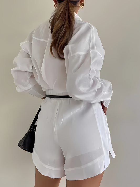 Levoire | Ensemble Short Et Chemise Compatible