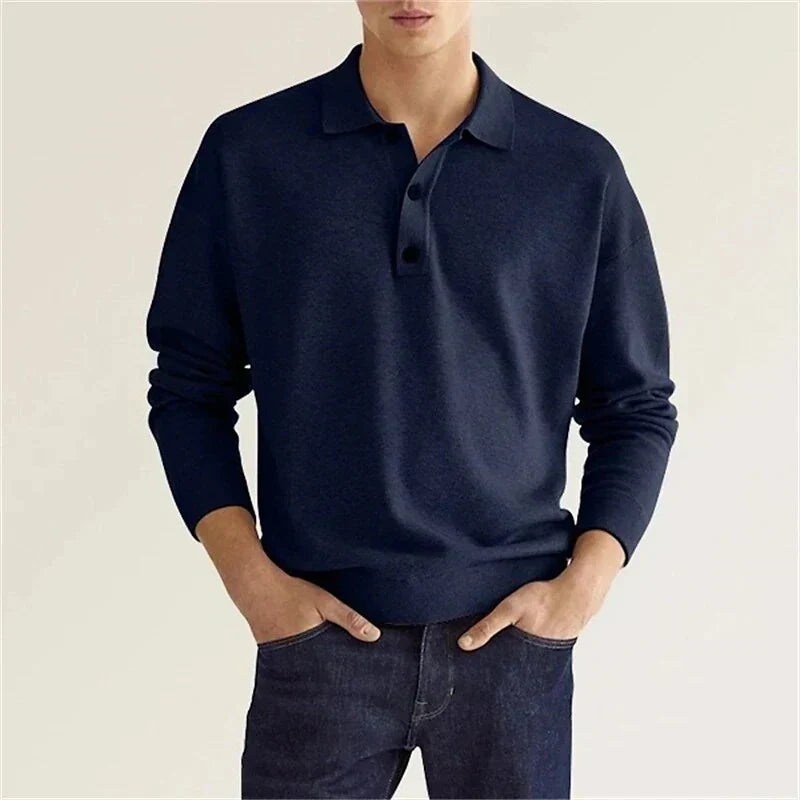 Levoire | Chemise polo à manches longues