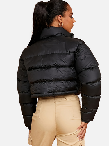 Levoire | Veste Puffer à Manches Longues Zippée avec Cordon