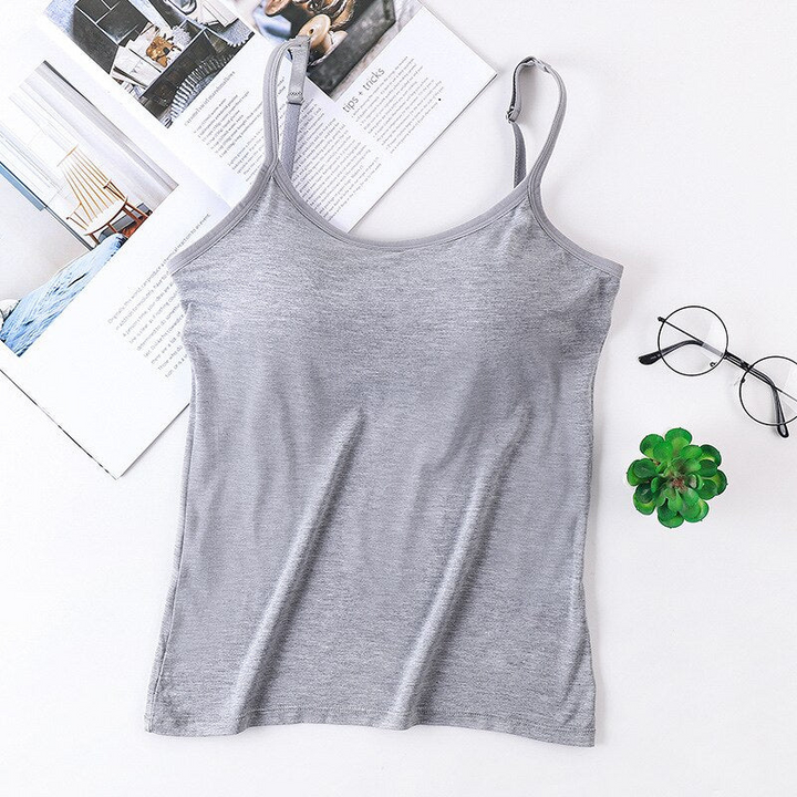 Levoire | Haut Femme Chemisier Avec Soutien-Gorge Intégré Pour Femmes Gris
